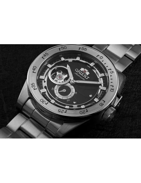 reloj automático hombre Orient Retro Future Camera RA-AR0201B 40.8mm 50m WR correa de acero (admite cuerda manual)