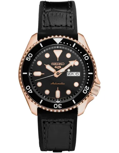 reloj automático hombre Seiko 5 Sports SKX Style SRPD76K1 42.5mm 100m WR correa de silicona