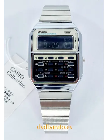reloj calculadora CASIO CA-500WE-7BJF 43,2 × 34,4mm  cronómetro alarma Hora Mundial