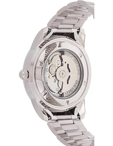 reloj automático hombre Seiko 5 SNKN13J1 42mm 50m WR Hecho en Japón correa de acero 7S26