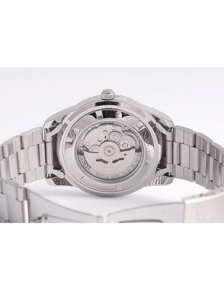reloj automático hombre Seiko 5 SNKN13J1 42mm 50m WR Hecho en Japón correa de acero 7S26