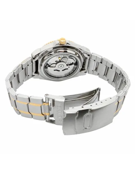 reloj automático buceo hombre Seiko 5 Sports SNZB24J1 39mm 100m WR Hecho en Japón correa de acero