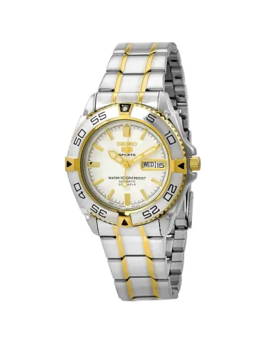 reloj automático buceo hombre Seiko 5 Sports SNZB24J1 39mm 100m WR Hecho en Japón correa de acero