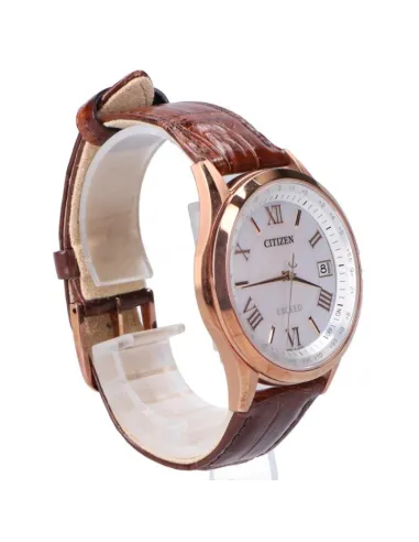 reloj titanio radio-control hombre Citizen Exceed CB1112-07W JDM 38mm Cristal de zafiro