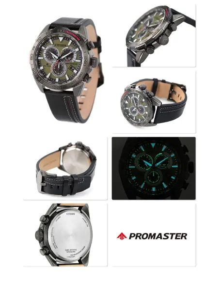 RELOJ Radio-control hombre CITIZEN PROMASTER LAND THE MOMENT OF ADVENTURE CB5037-17X JDM 44.6MM 200m WR cristal de zafiro