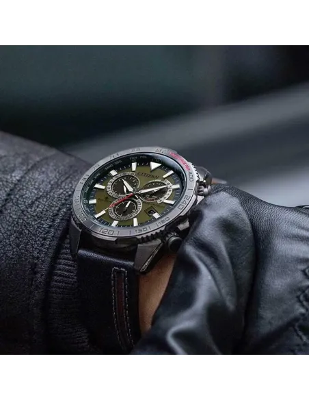 RELOJ Radio-control hombre CITIZEN PROMASTER LAND THE MOMENT OF ADVENTURE CB5037-17X JDM 44.6MM 200m WR cristal de zafiro