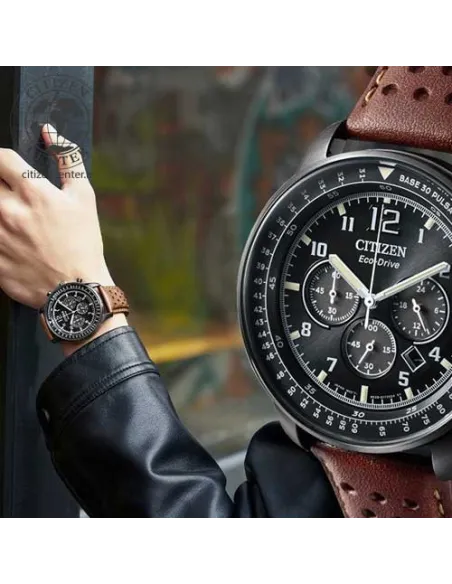 reloj hombre cronógrafo Citizen Eco-drive CA4505-12E 44mm 100m WR