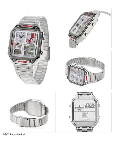 reloj unisex Citizen Star Wars Rebel Pilot JG2131-51H 33.5mm 50m WR