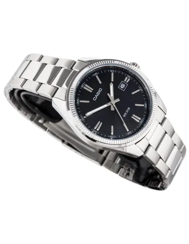 copy of reloj clásico hombre Casio MTP-1302PD-2A dial azul Pantalla neón correa acero inoxidable