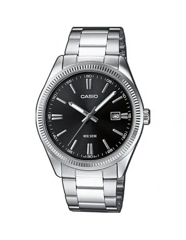 copy of reloj clásico hombre Casio MTP-1302PD-2A dial azul Pantalla neón correa acero inoxidable