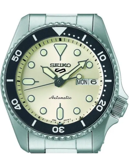 reloj automático buceo hombre Seiko 5 Sports SRPK31K1 38mm 100m WR correa de acero