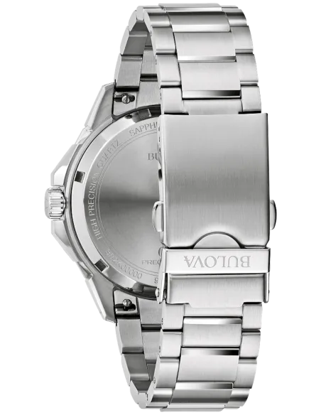 Bulova Marine Star Precisionist  96B426 262Hz 200m WR cristal de zafiro correa de acero