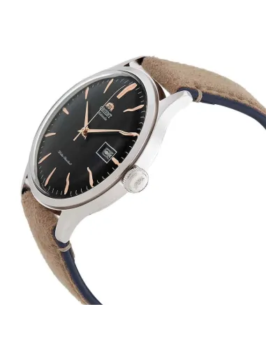 reloj automático hombre Orient Bambino RA-AC0P02L 42mm correa de cuero (acepta cuerda manual)