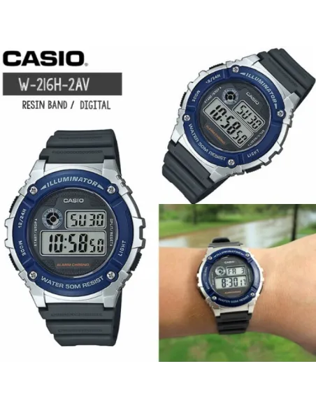 Reloj CASIO w-216h-2a relojes unisex CASIO