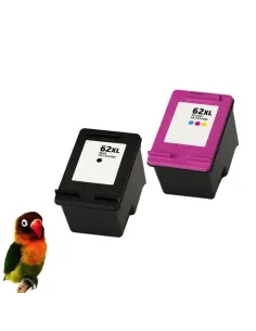 2 tintas HP 62XL (NEGRO+COLOR) compatibles OfficeJet 5740 5745 8000 8045