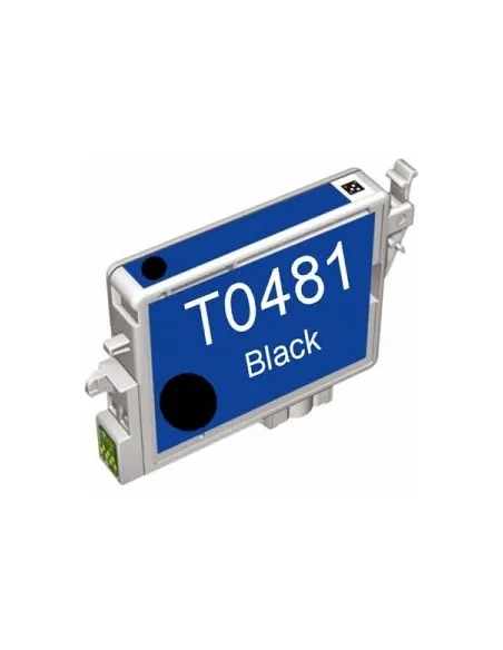 EPSON T0481 NEGRO Cartucho tinta para impresora negro epson r200-r300-rx500-rx600 compatible t0481
